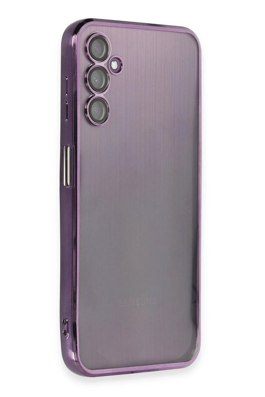 Samsung Galaxy A14 4G Razer Lensli Silikon Kılıf - Mor