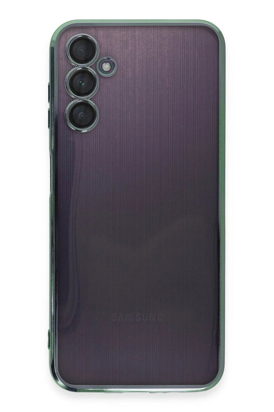 Samsung Galaxy A14 4G Razer Lensli Silikon Kılıf - Yeşil 2