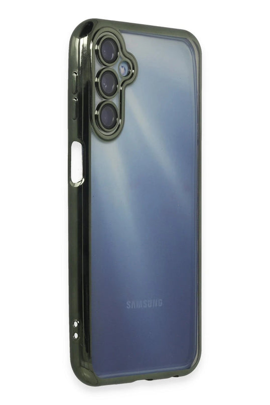 Samsung Galaxy A15 4G Razer Lensli Silikon Kılıf - Yeşil 2