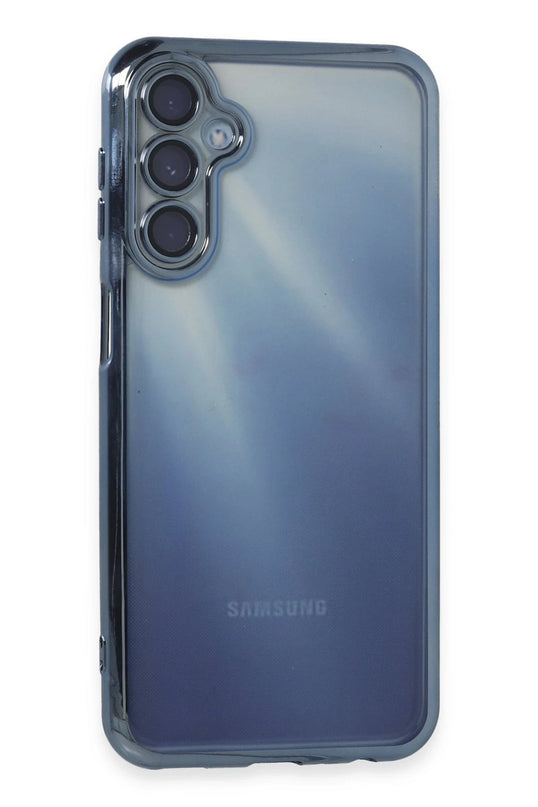 Samsung Galaxy A15 4G Razer Lensli Silikon Kılıf - Açık Mavi