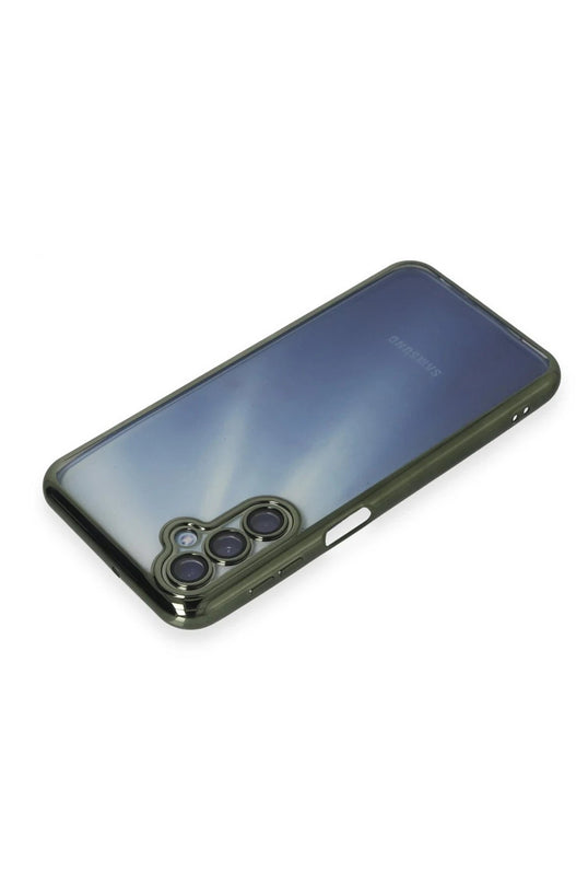 Samsung Galaxy A15 4G Razer Lensli Silikon Kılıf - Yeşil 3