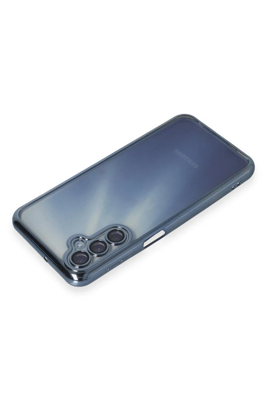 Samsung Galaxy A15 4G Razer Lensli Silikon Kılıf - Açık Mavi 3