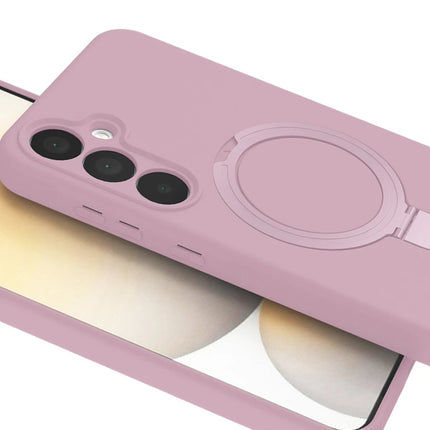 Samsung Galaxy A15 4G Regal Magsafe Standlı Kapak Kılıf - Açık Pembe 4