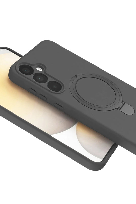 Samsung Galaxy A15 4G Regal Magsafe Standlı Kapak Kılıf - Titan Gri 4