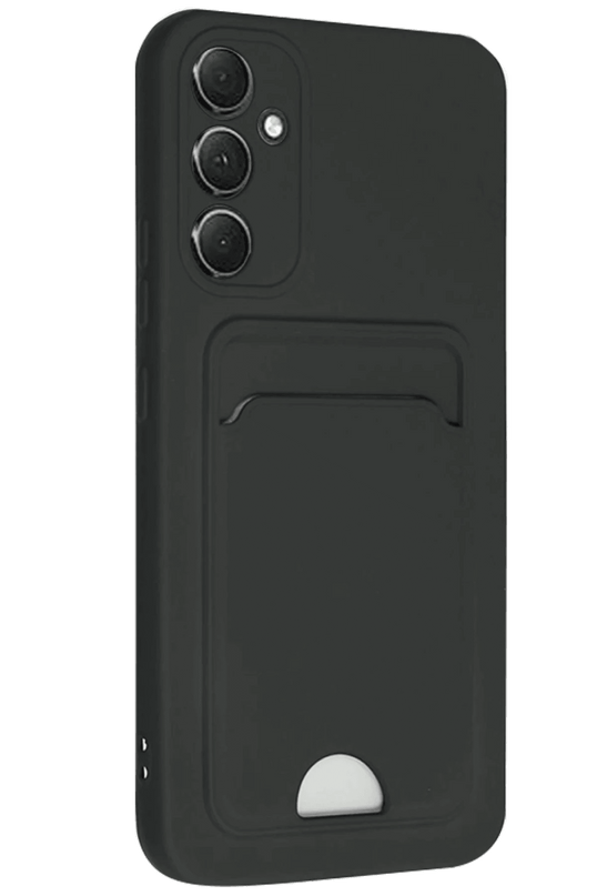 Samsung Galaxy A16 5G Kelvin Kartvizitli Silikon Kılıf - Siyah 3