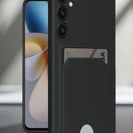 Samsung Galaxy A16 5G Kelvin Kartvizitli Silikon Kılıf - Siyah 2