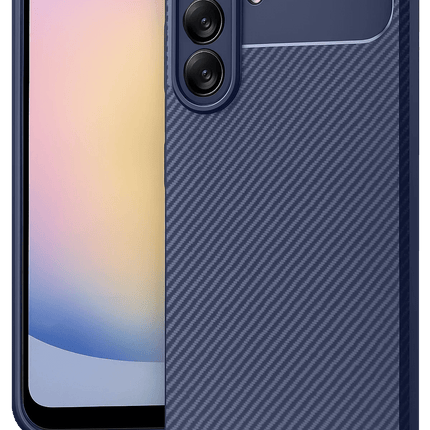 Samsung Galaxy A17 5G Auto Focus Karbon Kapak Kılıf - Lacivert