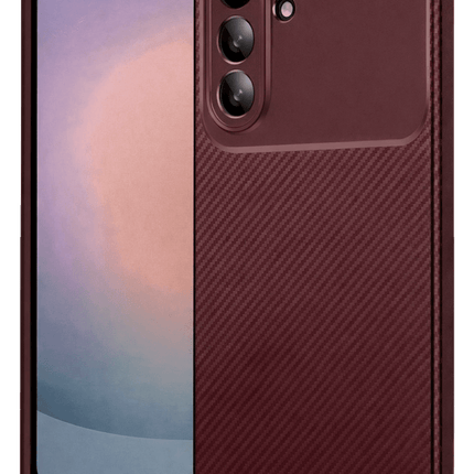 Samsung Galaxy A17 5G Auto Focus Karbon Kapak Kılıf - Bordo