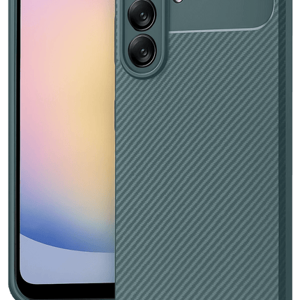 Samsung Galaxy A17 5G Auto Focus Karbon Kapak Kılıf - Koyu Yeşil