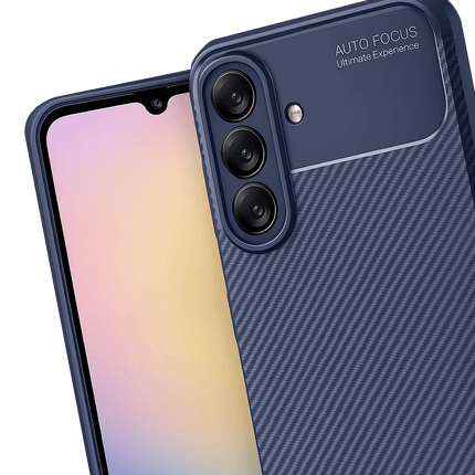 Samsung Galaxy A17 5G Auto Focus Karbon Kapak Kılıf - Lacivert 3