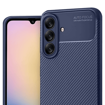 Samsung Galaxy A17 5G Auto Focus Karbon Kapak Kılıf - Lacivert 2