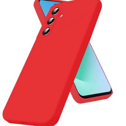 Samsung Galaxy A17 5G First Silikon Kılıf - Kırmızı