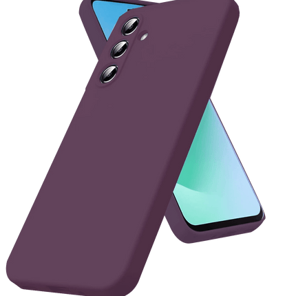 Samsung Galaxy A17 5G First Silikon Kılıf - Mürdüm