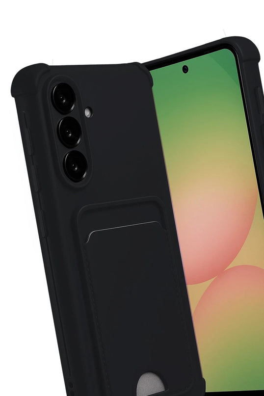 Samsung Galaxy A17 5G Kelvin Kartvizitli Silikon Kılıf - Siyah 3