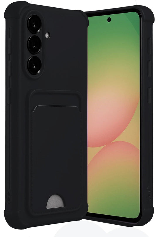 Samsung Galaxy A17 5G Kelvin Kartvizitli Silikon Kılıf - Siyah