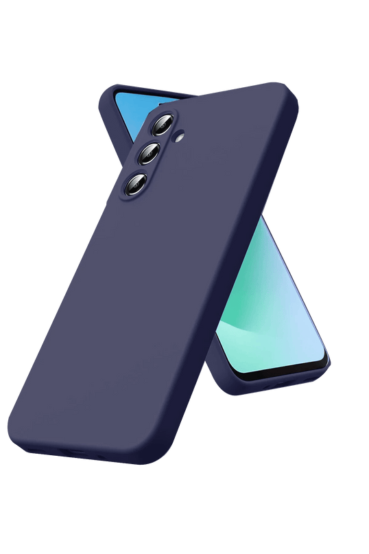 Samsung Galaxy A17 5G Nano içi Kadife Silikon Kılıf - Lacivert