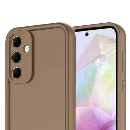 Samsung Galaxy A17 5G Viera Silikon Kılıf - Kahverengi 2