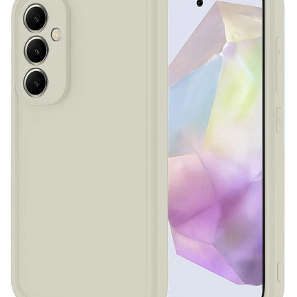 Samsung Galaxy A17 5G Viera Silikon Kılıf - Krem