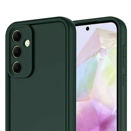 Samsung Galaxy A17 5G Viera Silikon Kılıf - Koyu Yeşil 2