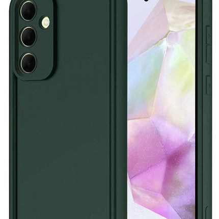 Samsung Galaxy A17 5G Viera Silikon Kılıf - Koyu Yeşil