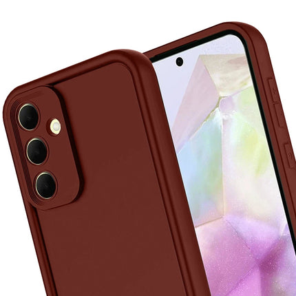 Samsung Galaxy A17 5G Viera Silikon Kılıf - Bordo 3
