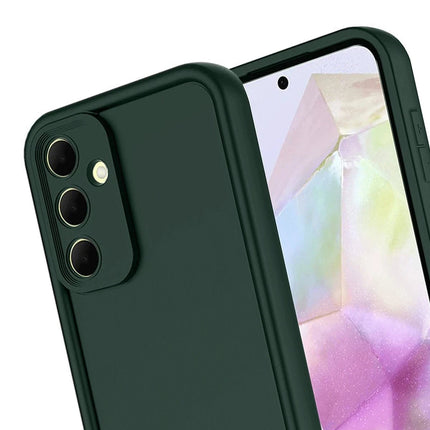 Samsung Galaxy A17 5G Viera Silikon Kılıf - Koyu Yeşil 3