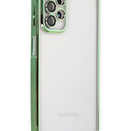 Samsung Galaxy A23 4G Razer Lensli Silikon Kılıf - Yeşil