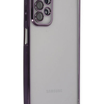 Samsung Galaxy A23 4G Razer Lensli Silikon Kılıf - Mor