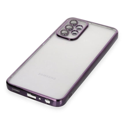 Samsung Galaxy A23 4G Razer Lensli Silikon Kılıf - Mor 4