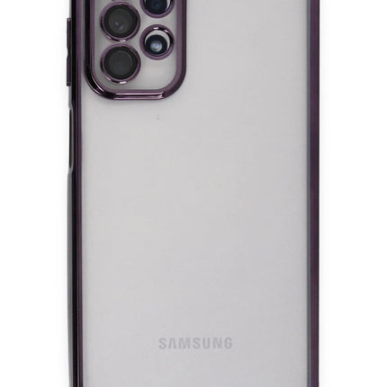 Samsung Galaxy A23 4G Razer Lensli Silikon Kılıf - Mor 2