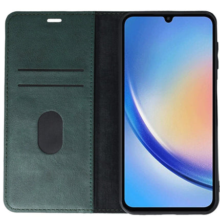 Samsung Galaxy A24 4G Trend S Plus Kapaklı Kılıf - Yeşil 3