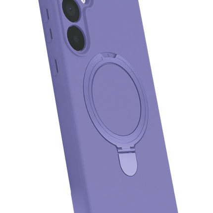 Samsung Galaxy A25 5G Regal Magsafe Standlı Kapak Kılıf - Lila 2