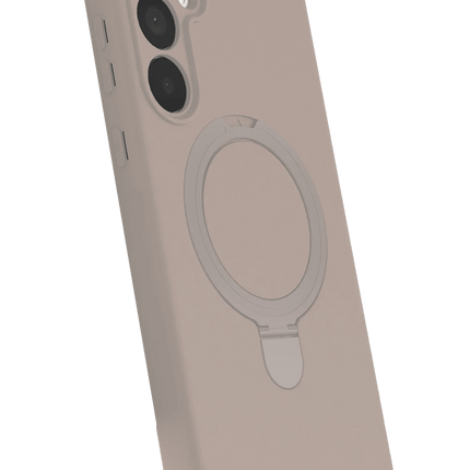 Samsung Galaxy A25 5G Regal Magsafe Standlı Kapak Kılıf - Çöl Titanyum 2