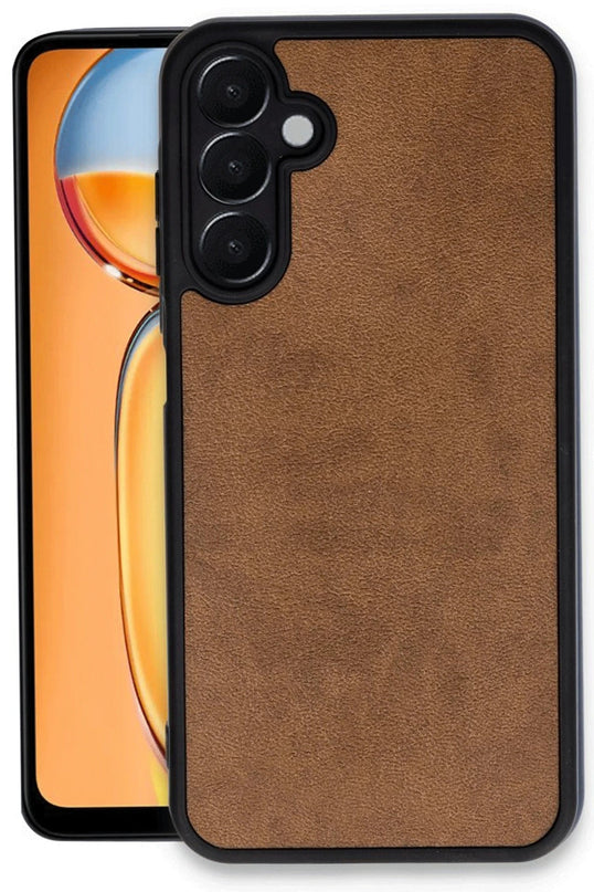 Samsung Galaxy A26 Aras Deri Kapak Kılıf - Taba