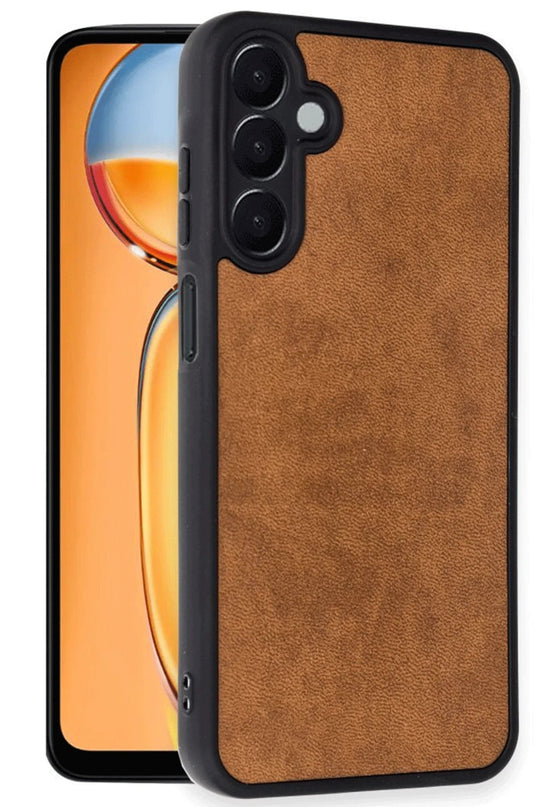 Samsung Galaxy A26 Aras Deri Kapak Kılıf - Taba 2