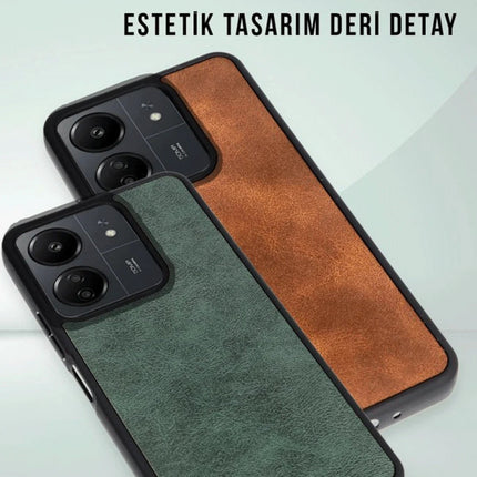 Samsung Galaxy A26 Aras Deri Kapak Kılıf - Koyu Yeşil 3