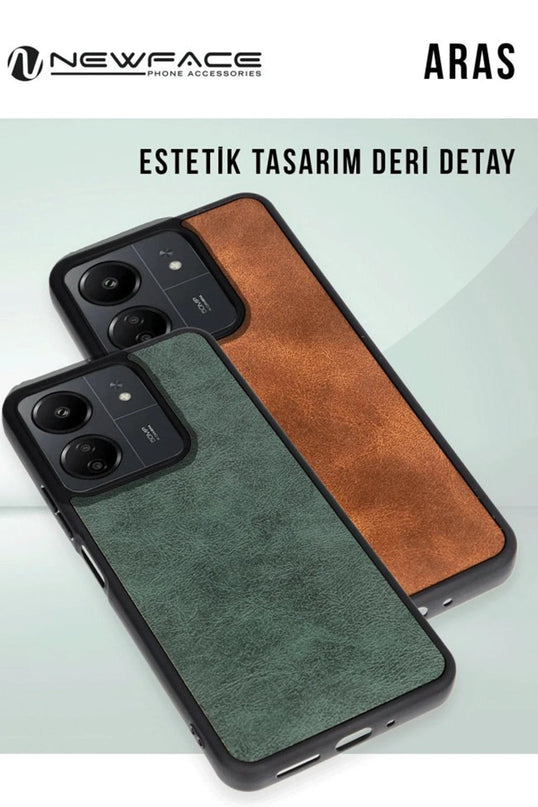 Samsung Galaxy A26 Aras Deri Kapak Kılıf - Koyu Yeşil 3