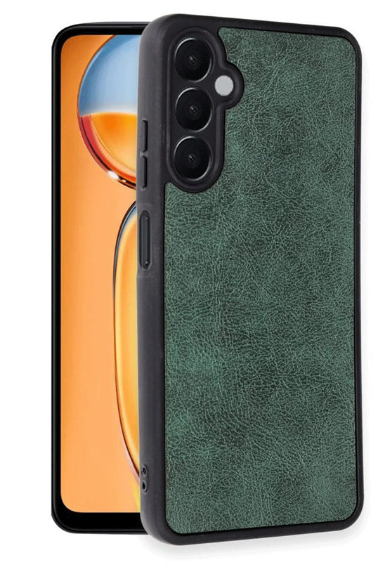 Samsung Galaxy A26 Aras Deri Kapak Kılıf - Koyu Yeşil 2