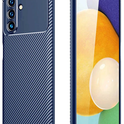 Samsung Galaxy A26 Auto Focus Karbon Kapak Kılıf - Lacivert 2