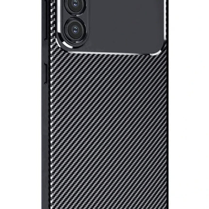 Samsung Galaxy A26 Auto Focus Karbon Kapak Kılıf - Siyah