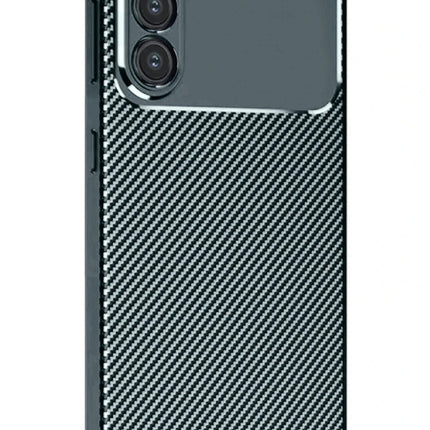 Samsung Galaxy A26 Auto Focus Karbon Kapak Kılıf - Koyu Yeşil