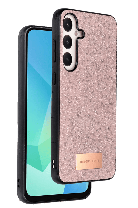 Samsung Galaxy A26 Bright Simli Kapak Kılıf - Pembe