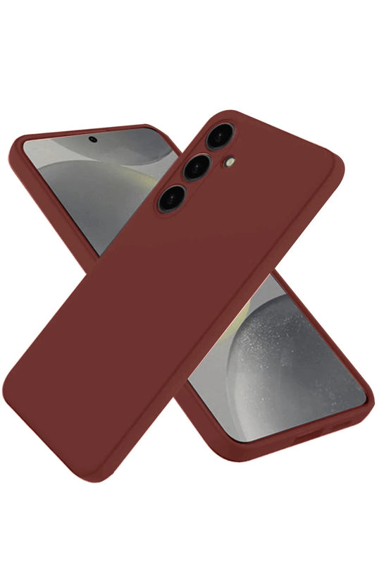 Samsung Galaxy A26 First Silikon Kılıf - Bordo