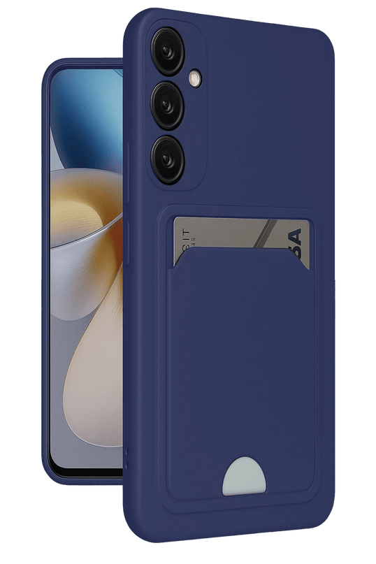 Samsung Galaxy A26 Kelvin Kartvizitli Silikon Kılıf - Lacivert