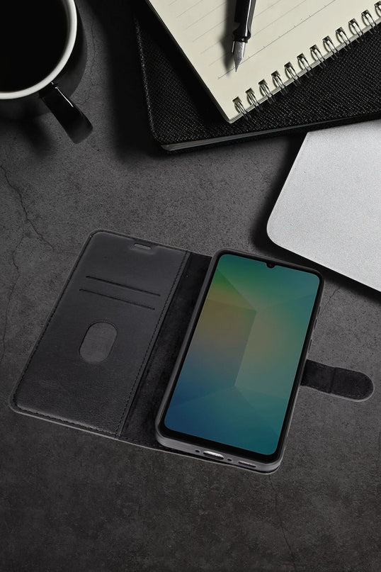 Samsung Galaxy A26 Trend S Plus Kapaklı Kılıf - Taba 4