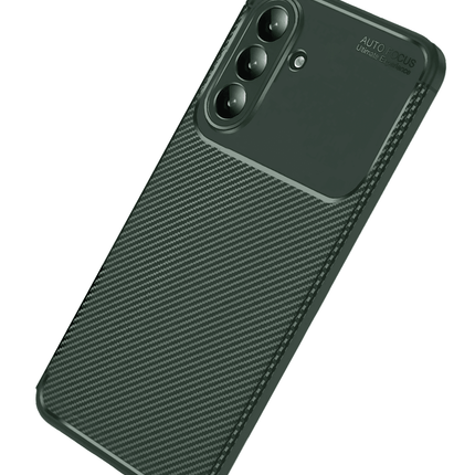 Samsung Galaxy A27 5G Auto Focus Karbon Kapak Kılıf - Yeşil 3