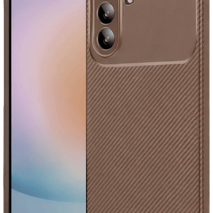 Samsung Galaxy A27 5G Auto Focus Karbon Kapak Kılıf - Kahverengi