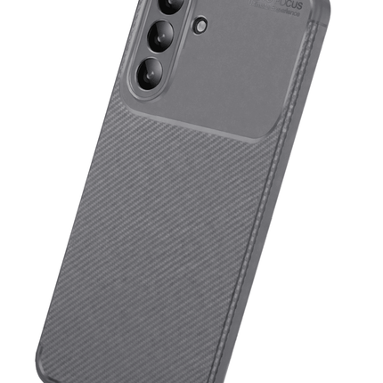 Samsung Galaxy A27 5G Auto Focus Karbon Kapak Kılıf - Gri 3