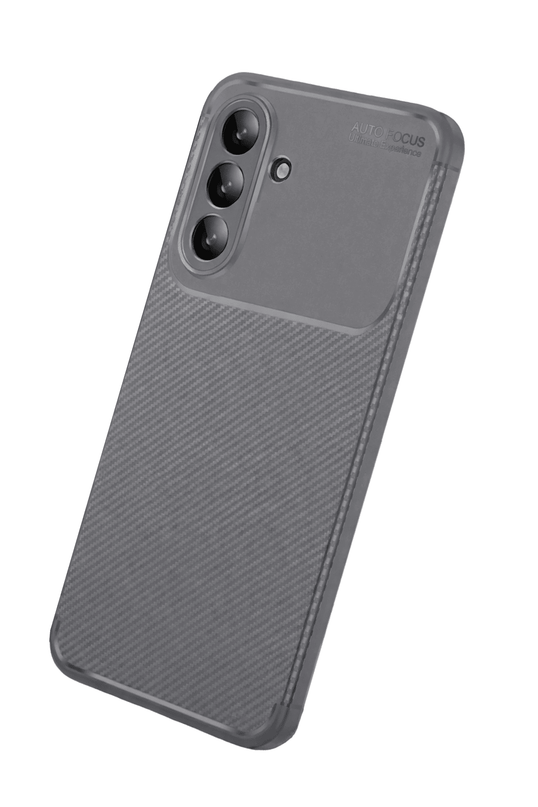 Samsung Galaxy A27 5G Auto Focus Karbon Kapak Kılıf - Gri 3