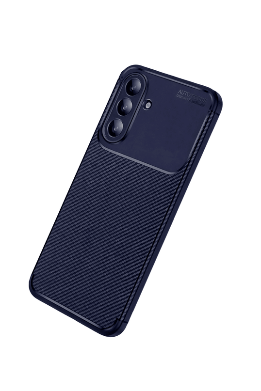 Samsung Galaxy A27 5G Auto Focus Karbon Kapak Kılıf - Lacivert 3
